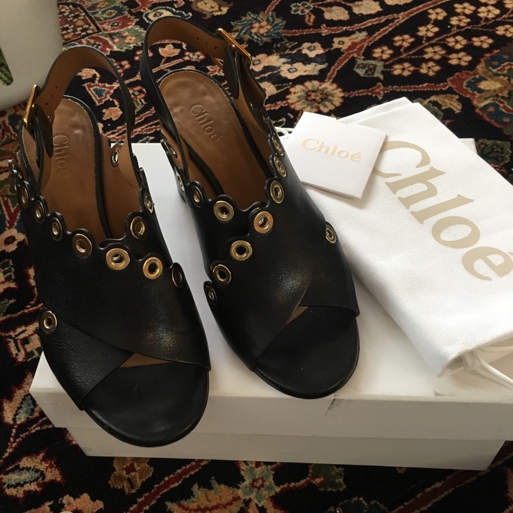 Chloe sandals size 38. Original box and bag.